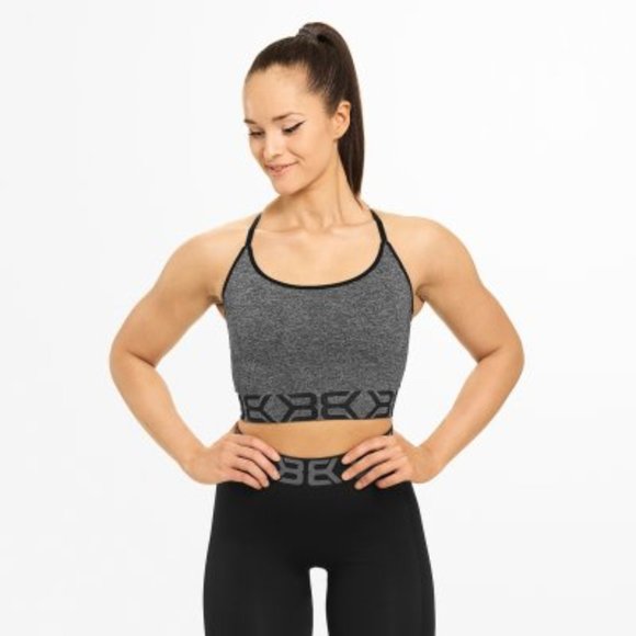 BETTER BODIES Tops - Better Bodies Sugar Hill Bra Graphite Melange BETTER BODIES Tops - Better Bodies Sugar Hill Bra Graphite Melange